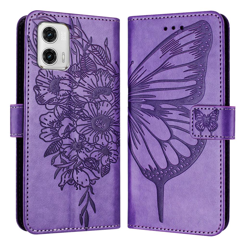 Чехол из искусственной кожи с бабочками и цветами, подставка для карт, слоты, противоударный откидной чехол из ТПУ для Motorola Moto G50 G60 G51 G30 G31 G22 G32 G62 G72 G73 G84