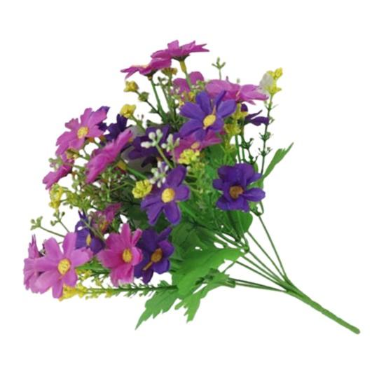 1 букет 28 головок искусственный милый цветок ромашки домашний свадебный садовый декор