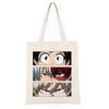 My Hero Academia, модные сумки на плечо в стиле аниме, корейская сумка на плечо с широким ремнем для девочек, черная холщовая сумка-тоут