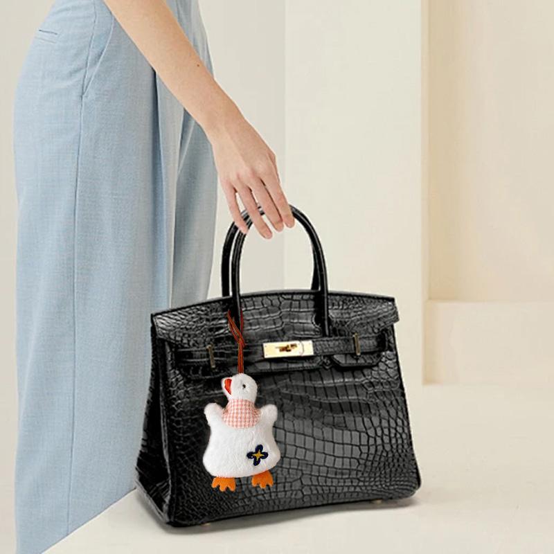 1 шт. брелок для ключей с изображением мультфильма, подвесной декор, милая сумка, брелок, креативная кукла-животное, плюшевая бирка против потери