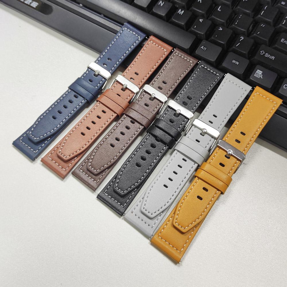 Кожаный ремешок 20 мм 22 мм для Fossil GEN 6 5 5E 44 мм/GEN5 LTE 45 мм Carlyle Watch Band Replacement Bracelets Gen 6 Wellness Edition