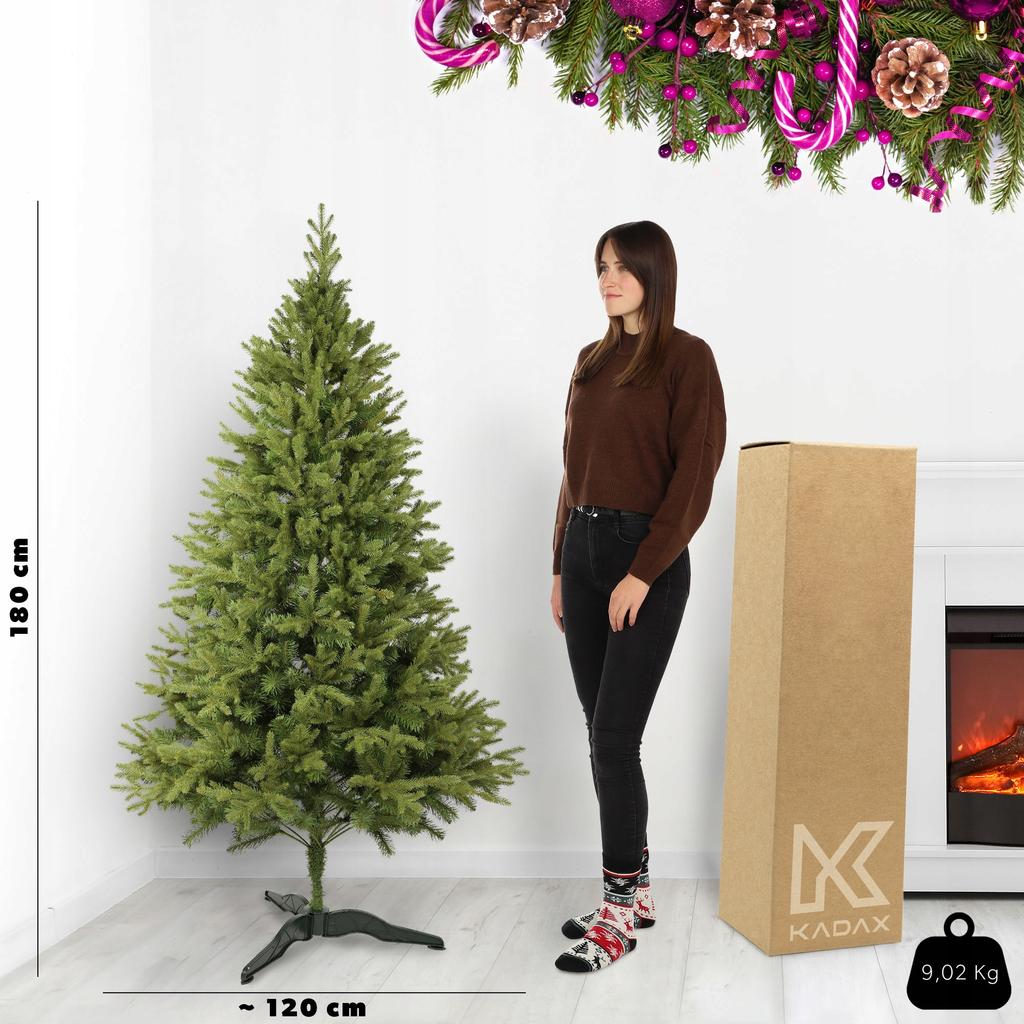 KADAX Artificial Christmas Tree 180 Cm Spruce Pe Premium Dense