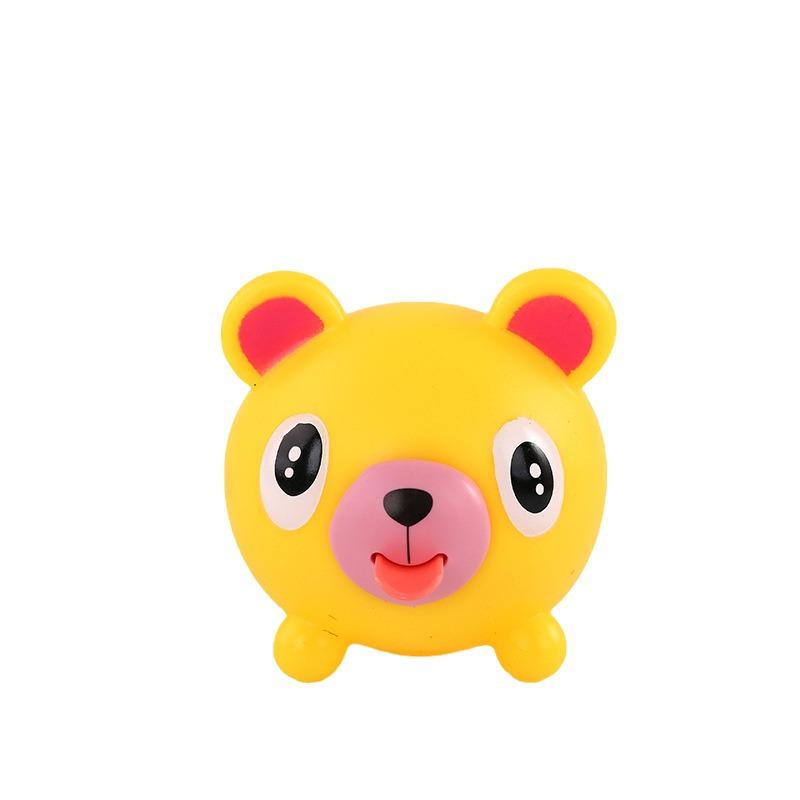 Cartoon Pig Squeeze Toy with Tongue-Out Sound