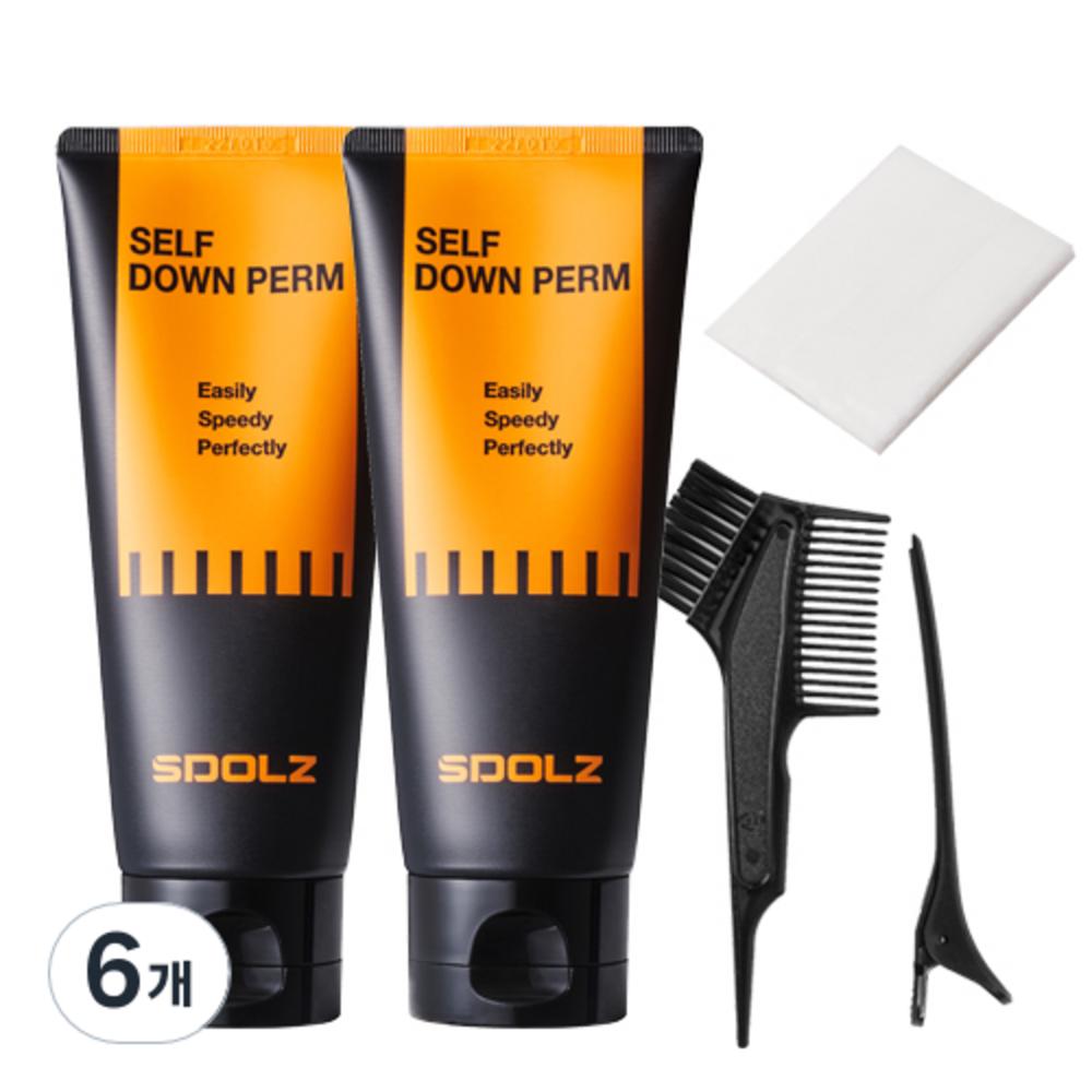 Schultz Self Down Perm 100ml Brush + Clip + Perm Paper Set 6 pcs