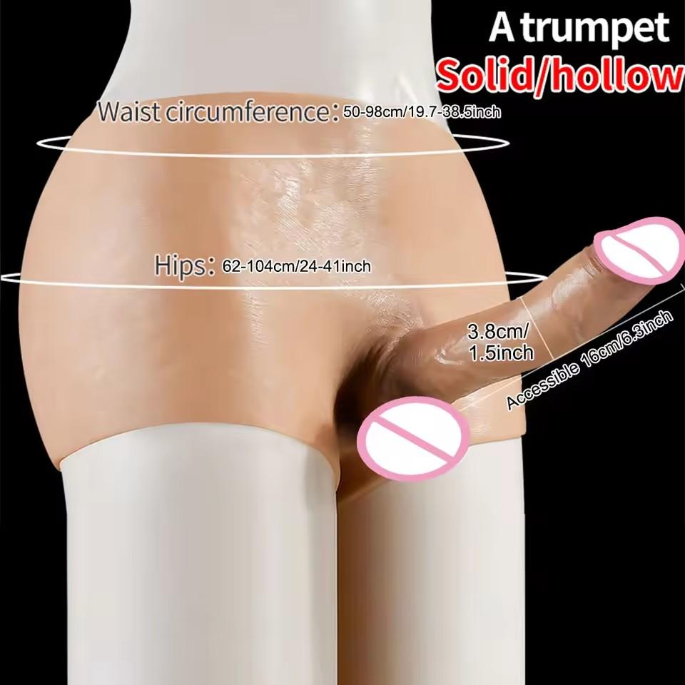 Носимый Реалистичный Большой Пенис Дилдо для Женщин Трусики Гибкие Дилдо для Точки G Дик с Трусами Силиконовые Секс-Игрушки для лесбиянок
