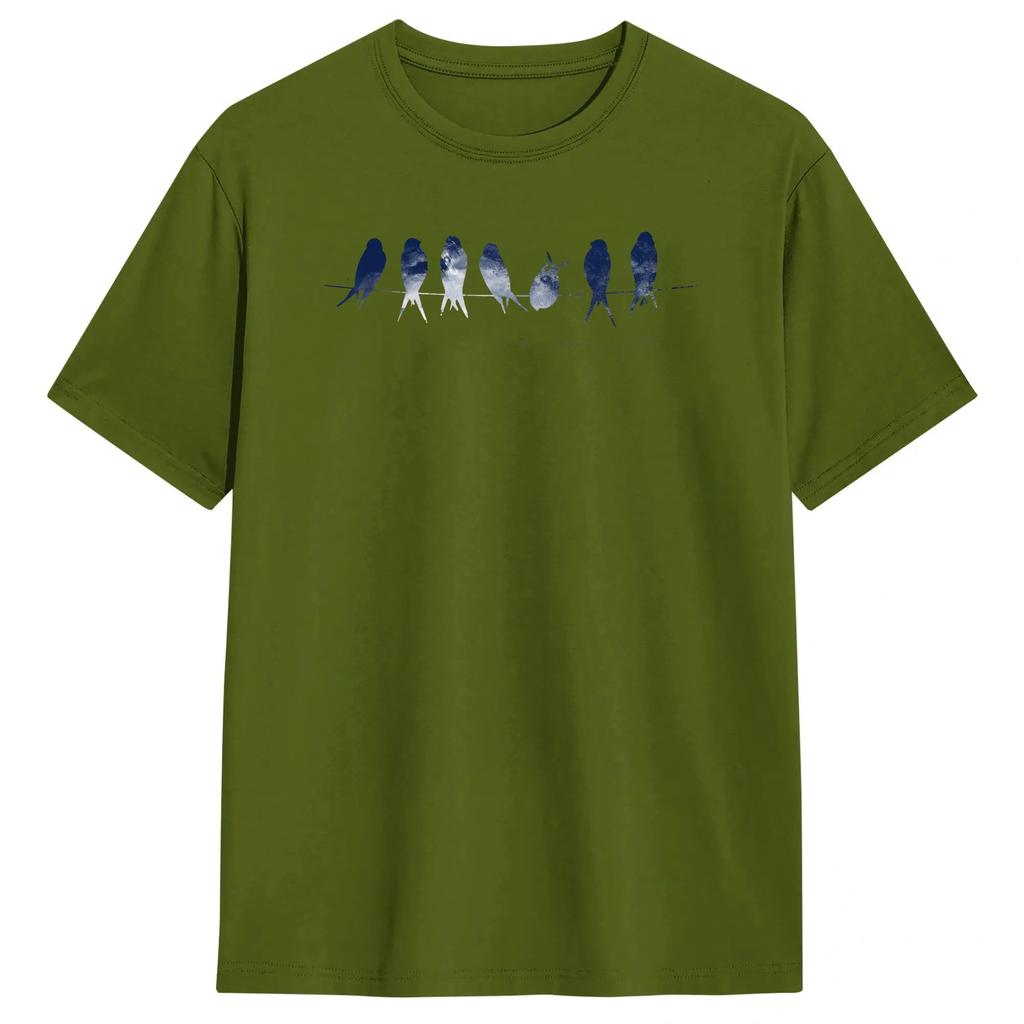 Casual Leonard Cohen Like A Bird On A Wire TShirts For Unisex O Neck Pure Cotton T Shirts Short Sleeve Tees Printed Clothes