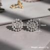 Xiaomi Huitan Simple Versatile Women Minialist Stud Earrings for Daily Party Trendy Hollow Design Accessories Full Shiny CZ Jewelry