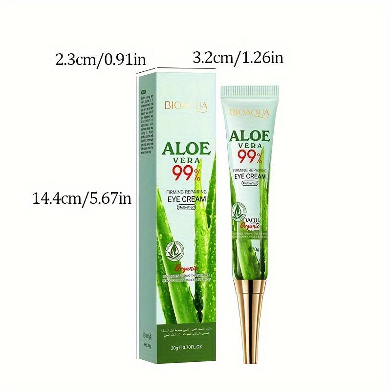 Укрепляющий крем для кожи вокруг глаз с алоэ вера увлажняет и разглаживает кожу вокруг глаз, устраняя сухость и темные круги