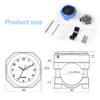 Universal 22-28mm Waterproof Motorcycle Bike Handlebar Clock Mount Watch Time Aluminum Clock With Buckle High-grade Chrome Table