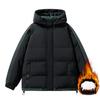 Autumn and Winter Men's Cotton-padded Casual Cotton-padded Jacket Bread Jacket Hooded Jacket