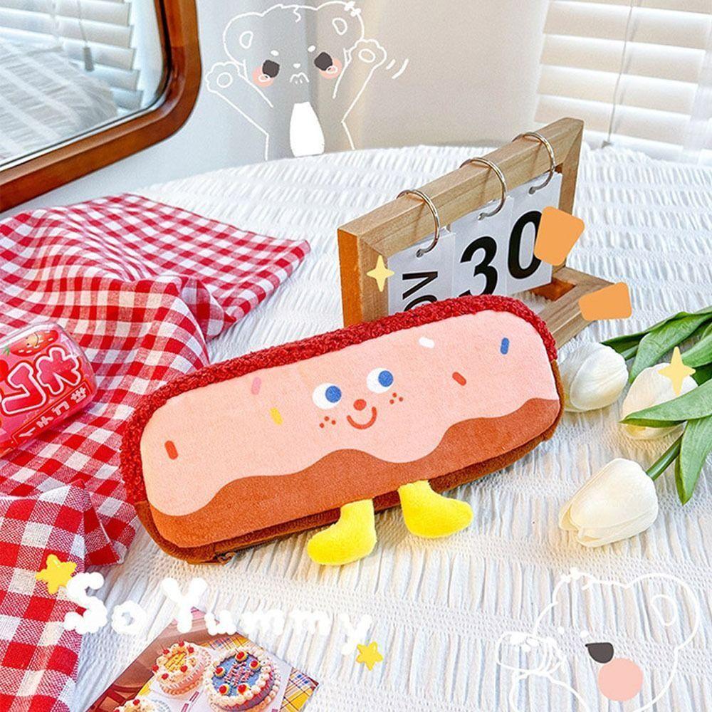 Bags Large Capacity Korean Style Pencil Pouch Comestic Bag Stationery Bag Cartoon Pencil Case