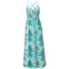 Summer Dress Dress Women's Dress Beach Skirt Print Belt Skirt Cross Strap Dress V-neck Vest Dress
