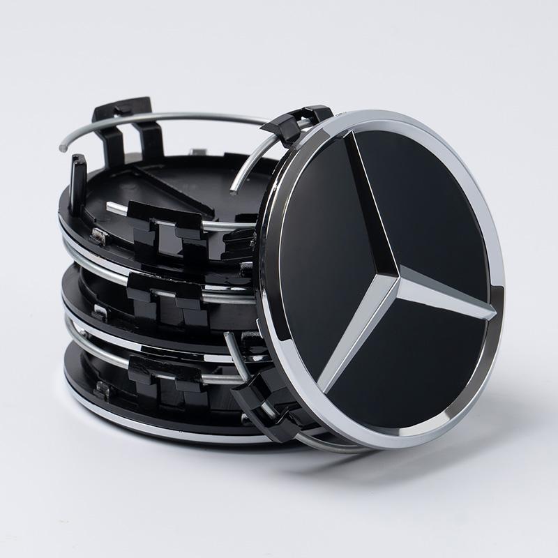 4pcs A1714000025 75mm Car wheel Hub Cap Emblem badge logo Mercedes Benz Amg C E Class CLA GLC W205 W212 W213 W176 W177 X253 W117