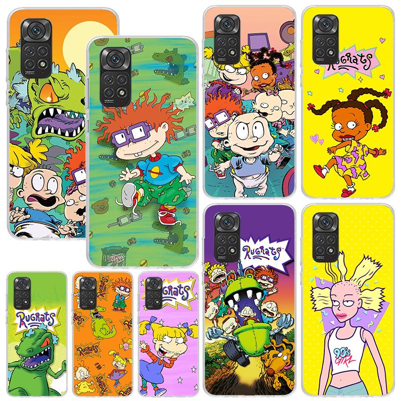 Cartoon R-Rugrat Phone Case For Xiaomi Redmi Note 13 14 12S 11S 10S 12 11E 10 Pro Plus 11T 9S 9 8T 8 7 Art Fundas Back Cover