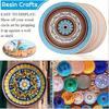 11.81inch Wood Chips Crafts Blank Wooden Circle DIY Painting Door Sign Wood Sign Home Party Holiday Decoration
