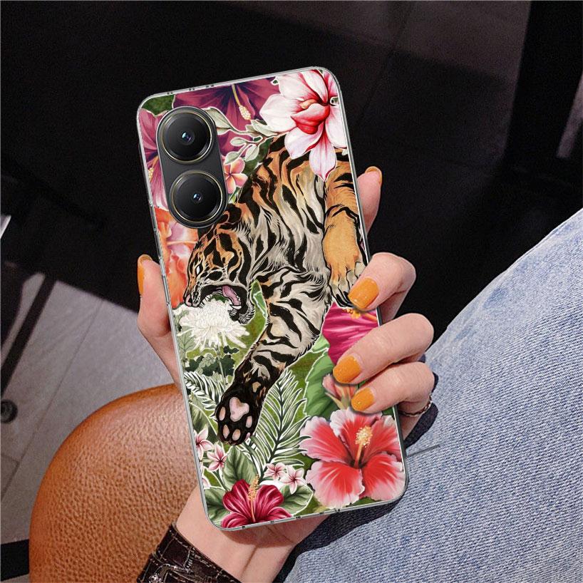 Superior Tiger Pattern Art Phone Case For Xiaomi Poco X7 X6 X5 Pro F7 Ultra Redmi 15C 15 13C 13 12C 12 10 10A 10C 9 9A 9C 9T Cov