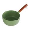 Japanese Style Saucepan Nonstick Milk Noodle Soup Sauce Pan Baby Food Cooking Pot Avocado Green
