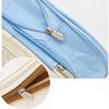 Canvas Large Capacity Pencil Case Multifunctional Zipper School Portable Simple