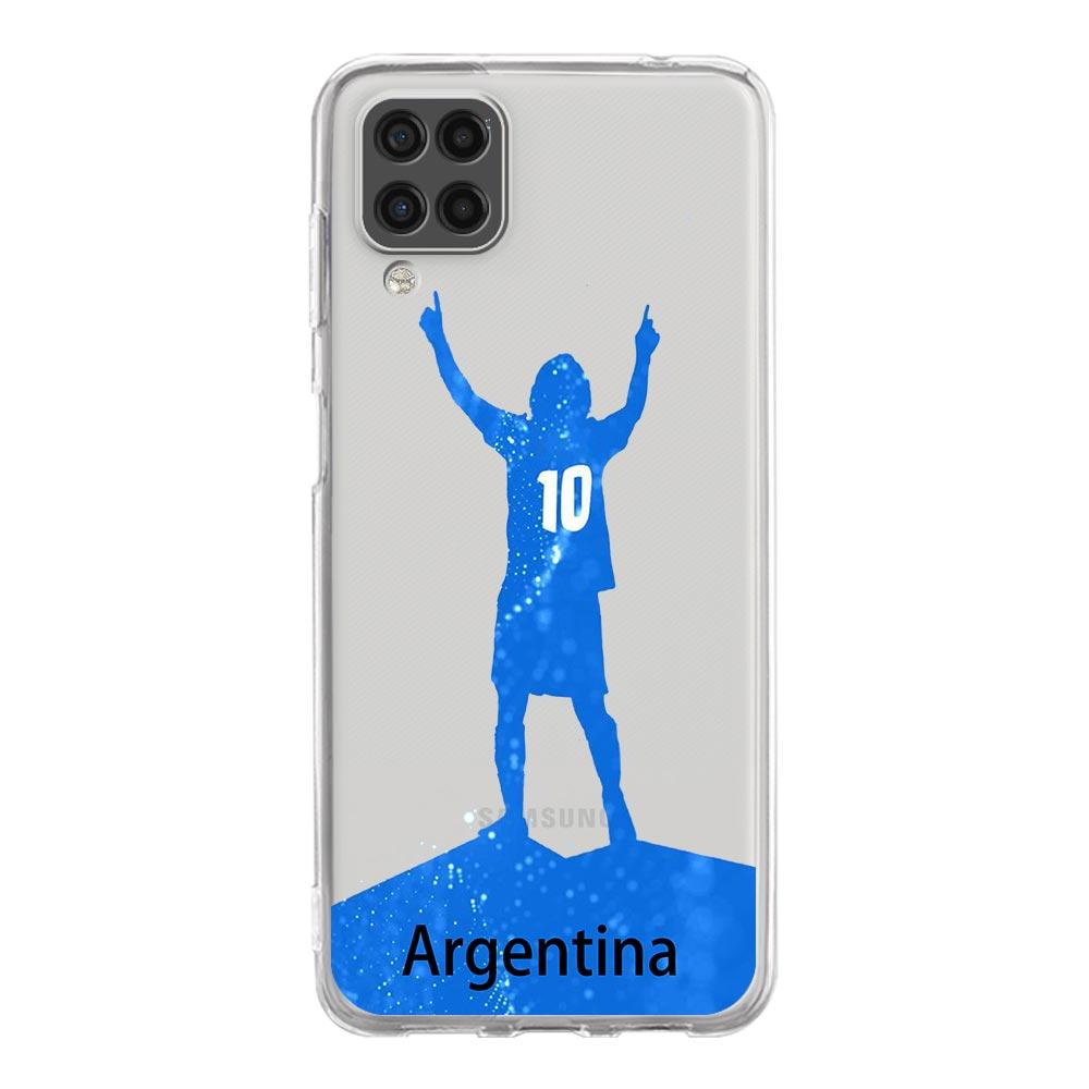 Argentina Flag Soccer 10 For Samsung Galaxy A51 Phone Case A71 A21S A12 A11 A31 A52 A41 A32 A23 A33 A53 A73 A03S A13 5G Cover