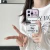 Счастливый Креативный Текстовый Чехол для Телефона для iPhone 17, 16 Pro Max, 15, 14