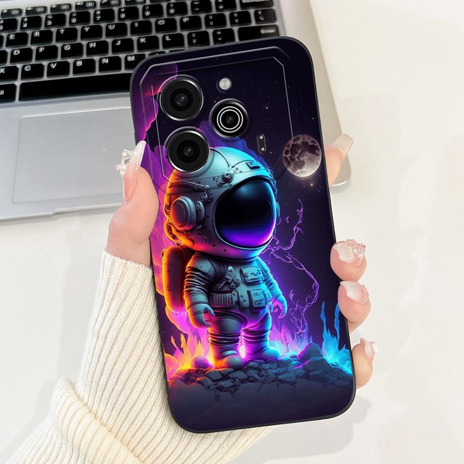 For Tecno Pova 6 Pro 5G 2024 Case LI9 Camera Lens Protective Cover Cute Panda Cartoon Soft Bumper For Tecno Pova 6 Pova6 5G Capa