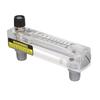 Panel Type Flow Meter 0.2‑2GPM Acrylic Liquid Flowmeter Tester for Measuring Control