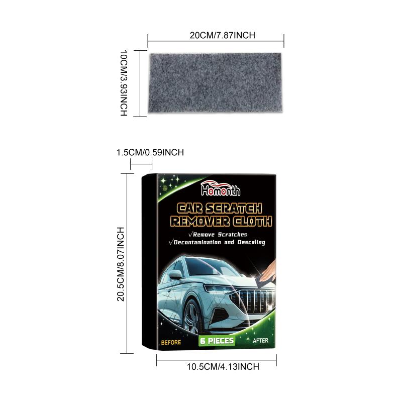 Nano Sparkle Cloth Car  Remover Restores Paint Shine Fast Removal for All Vehicle Models  Repair Tool