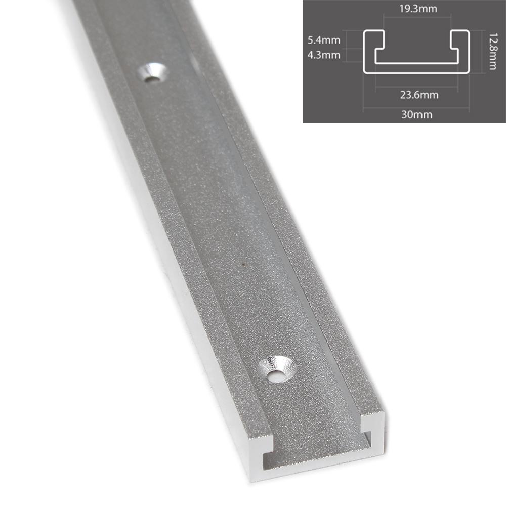 T-образный паз T-образный паз для торцовочной доски для настольной пилы, фрезерного станка, ленточных пил, столярного инструмента для самостоятельной обработки древесины 100-800 мм, тип 30