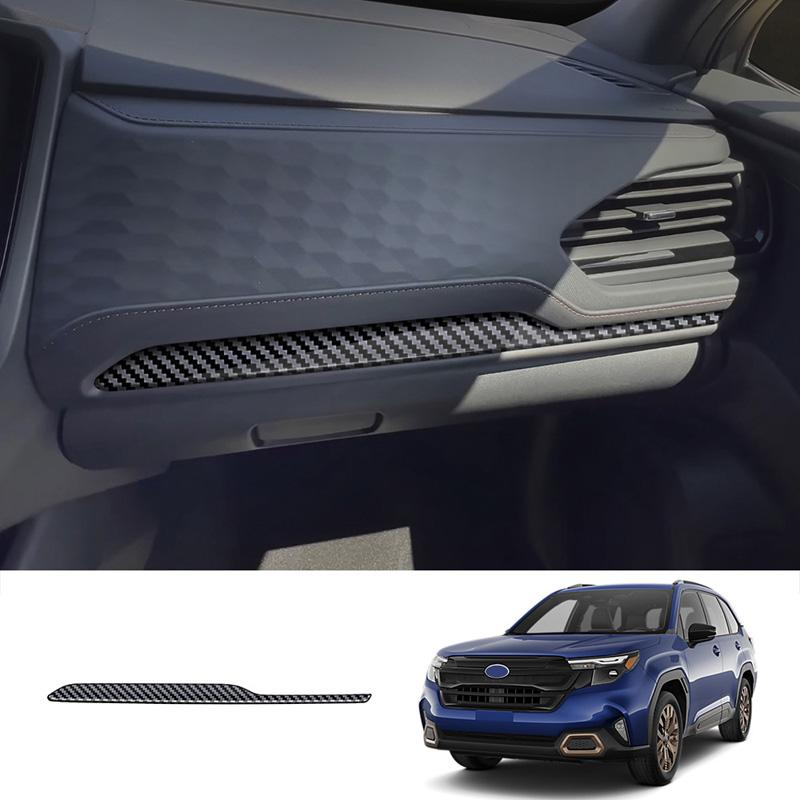 LHD RHD Для Subaru Forester 2025 2026 передняя приборная панель центральная консоль панельная полоса крышка перчаточного ящика пассажира внутренние аксессуары