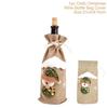 New Year Wine Bottle Cover Merry Christmas Decor For Home Christmas Table Decor Gift