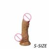 Realistic Dildos Super Soft Realistic Penis Dildo Suction Cup Dong Small / Medium Large