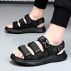Sandals Men's Summer 2025 Outdoor Leisure Sports Beach Shoes Boys Wear Soft-soled Non-slip Waterproof Sandals