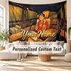 Custom Name Wall Hanging Tapestry,Central Cee Decorative Backdrop Tapestry For Dorm Home