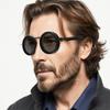 Manual Rotating Fishing Sunglasses Round Frame ND Filter Sunglasses  Driving