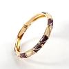 Willow Leaf Vintage Cloisonne Bangle Enamel Women's Hand Bracelet  Gifts for Women Girl