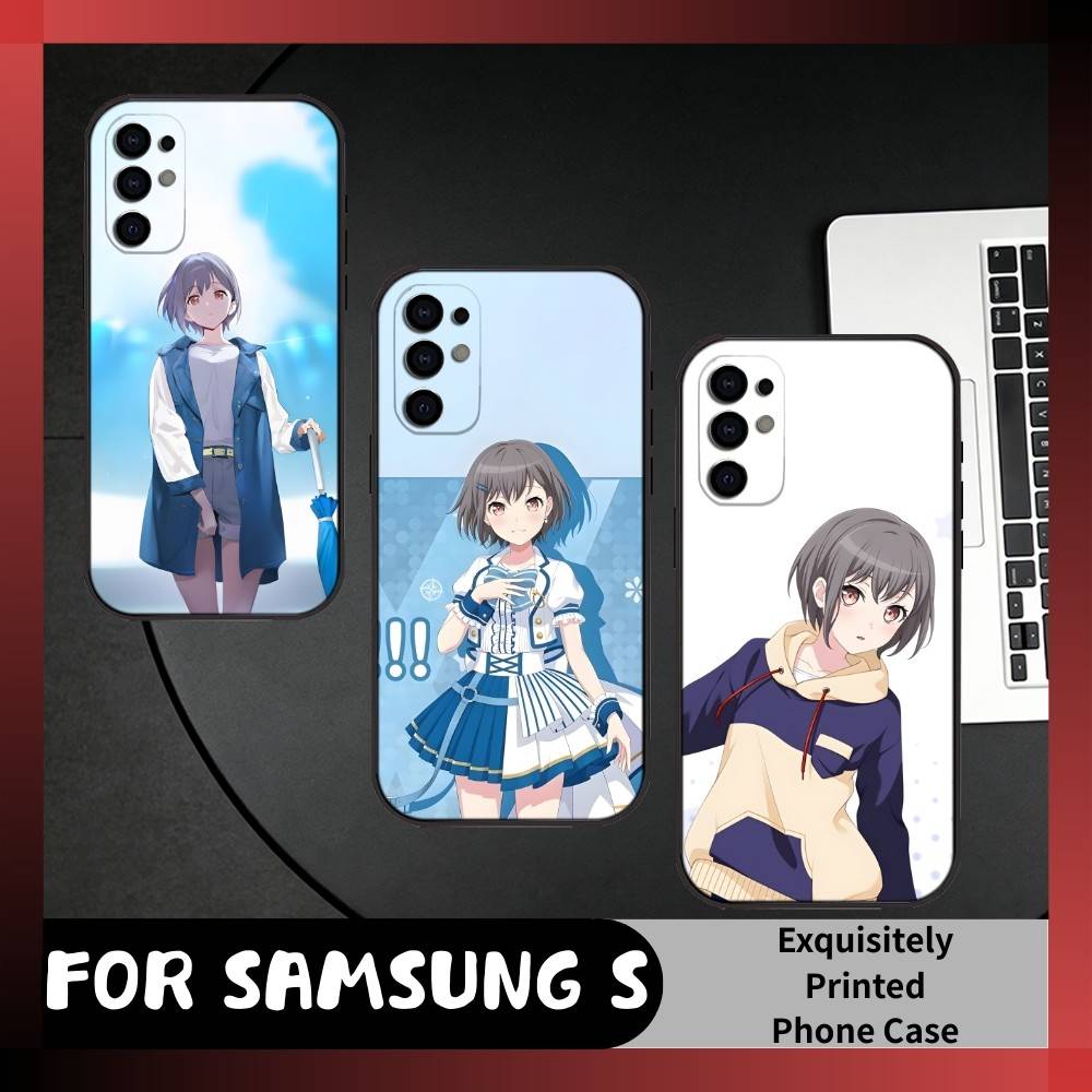 Anime MyGO T-Tomori Phone Case For Samsung S25,S24,S21,S22,S23,S20,Ultra,S26,Plus,Fe,Note,5G Black Cover