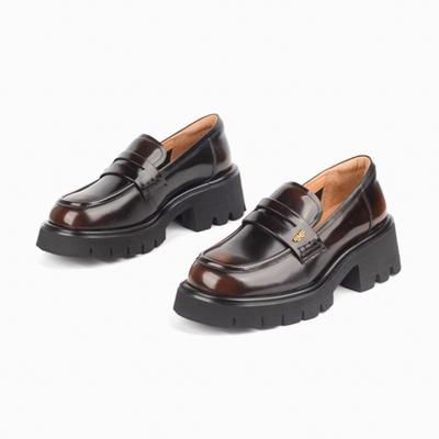 Новая универсальная модель от производителя, кожаные туфли на высокой платформе, модные и изысканные женские туфли