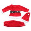Унисекс красная шапка с поясом Санта-Клаус детский комплект