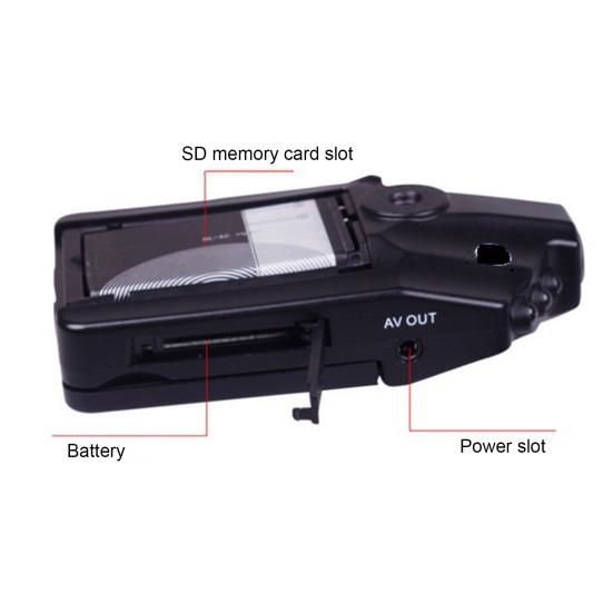 Профессиональный 2,5-дюймовый автомобильный видеорегистратор с высокой четкостью и высокой четкостью, видеокамера