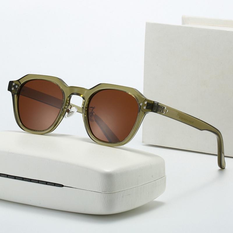 Retro Trend Niche Polarised Sunglasses Unisex Uv Resistant Magnificent Sturdy And Durable Full Frame Uv400 Glasses