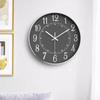 12 Inch Simple Three-dimensional Large Digital Wall Clock Silent and Accurate Wall Clock Suitable for Study Bedroom Living Room