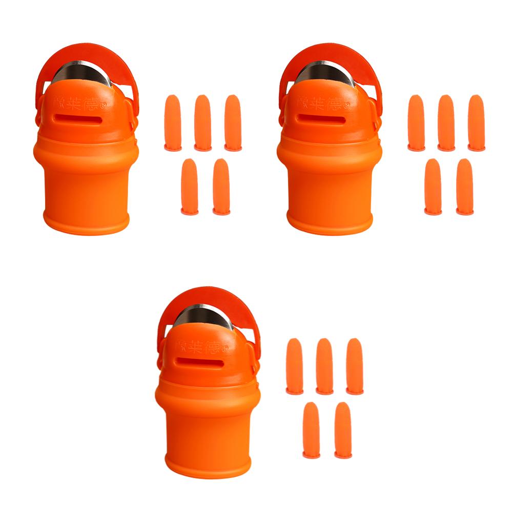 Силиконовый протектор для пальцев, защита для большого пальца, нож для резки, шестеренки, нож для сбора овощей, лезвие для защемления растений, перчатка-ножницы