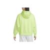 Nike Флисовый свитер с капюшоном, повседневный свитшот, женские топы, светло-лимонно-желтый DQ5859-736
