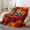 1pc A.S Roma Print Flannel Blanket, High quality Comfortable for All Seasons, Home Decor, Warmth and Comfort, Perfect for Christmas Gifts01