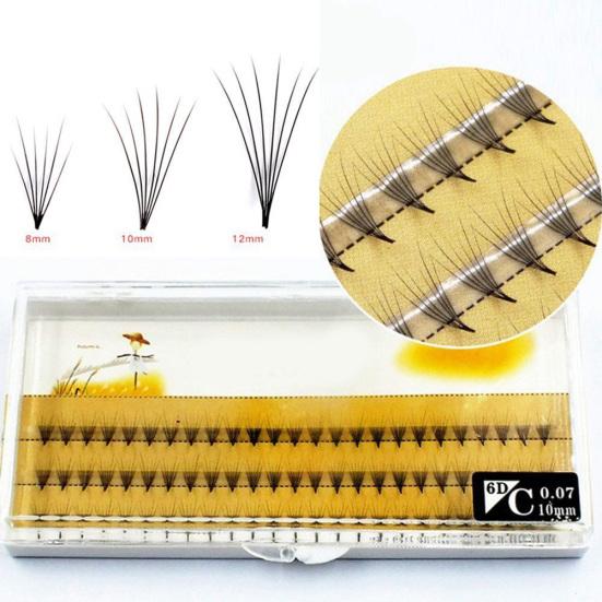 57 шт. отдельных НАКЛАДНЫХ ресниц 8 10 12 мм черные ресницы для наращивания