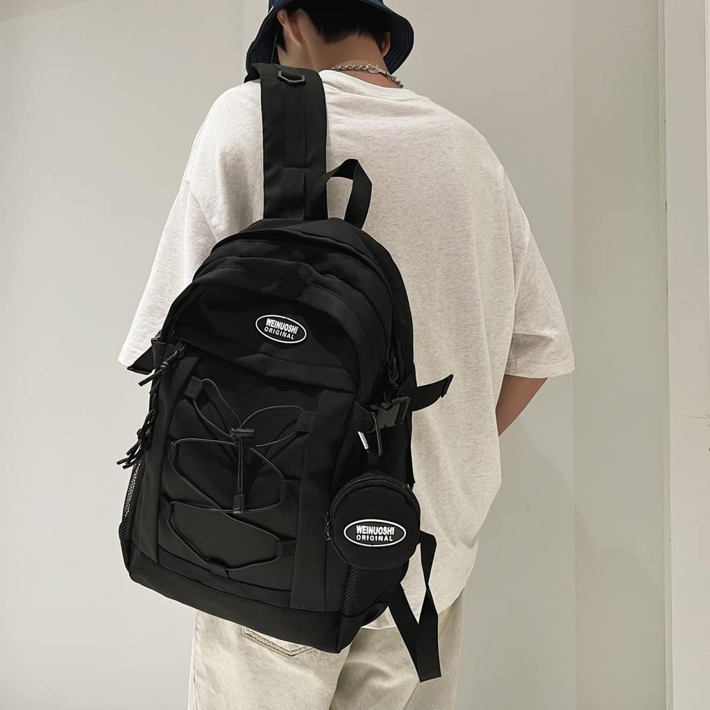 Корейский рюкзак, популярный школьный рюкзак большой вместимости, сумка унисекс для поездок на работу или в школу, рюкзак для учеников младших классов средней школы