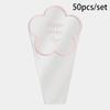 50pcs Portable Flowers Packaging Plastic Bags Transparent Bouquet Wrapping Paper  Wedding Party