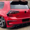 For VW Golf 7 MK7 GTI R GTD R400 2012-2015 Parts Rear Bumper Splitter Canard Spoiler Decoration