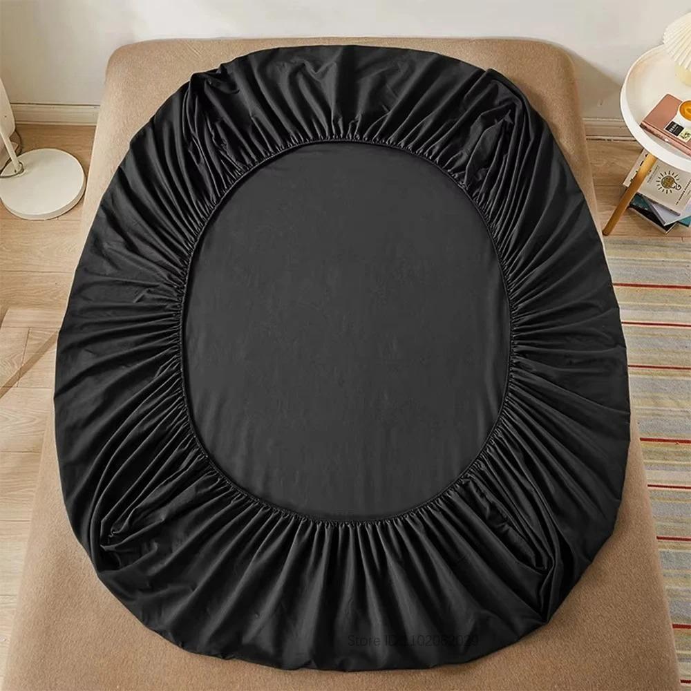 Простыня на резинке, нескользящие регулируемые наматрасники для односпальной, двуспальной, королевской и полуторной кровати