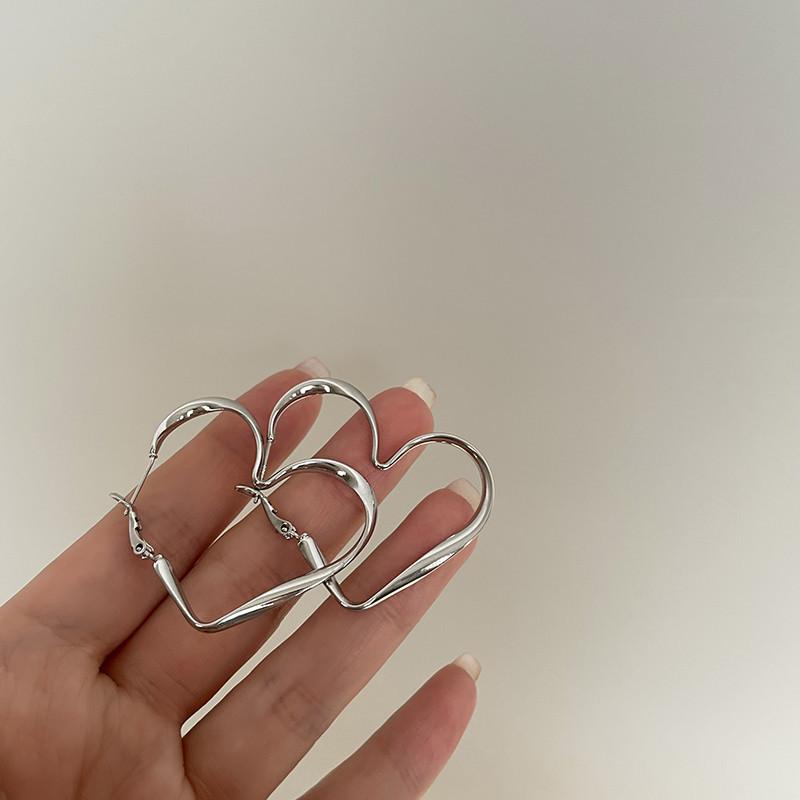 Геометрические Большие Металлические Серьги Для Женщин Ювелирный Подарок Неправильной Формы Круг Овал Серьги Femme Холодная Мода Корейские Женские Серьги